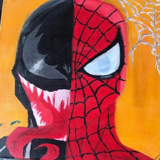 Zdjęcie oferty: Autorski obraz Spider-man i Venom