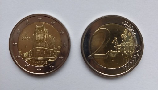Zdjęcie oferty: Moneta 2 euro Niemcy 2023 Hamburg