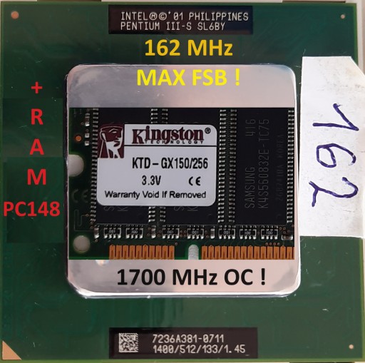 Zdjęcie oferty: Pentium III-S Tualatin 1,4 GHz 1700MHz SL6BY pc148