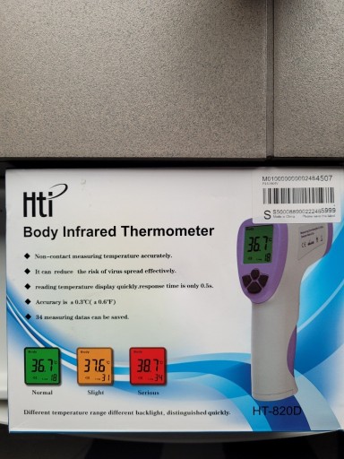 Zdjęcie oferty: Termometr bezdotykowy 