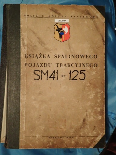 Zdjęcie oferty: Książka spalinowego pojazdu trakcyjnego SM41-125