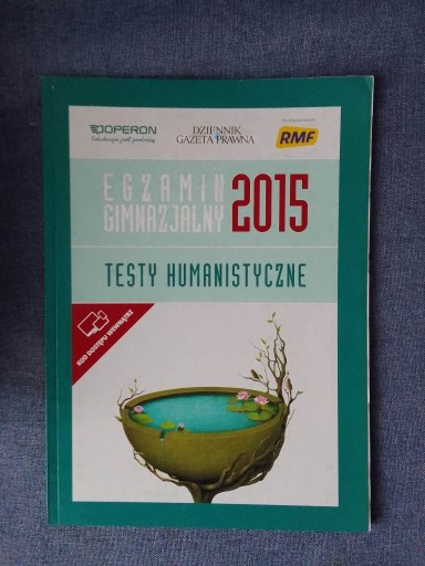 Zdjęcie oferty: Egzamin gimnazjalny 2015 testy humanistyczne