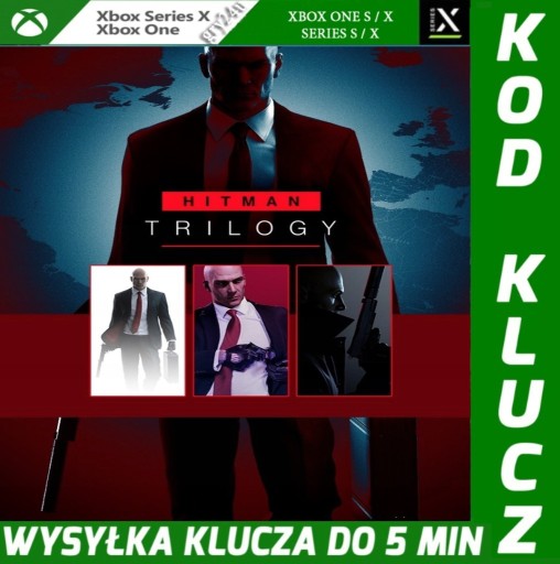 Zdjęcie oferty: HITMAN TRILOGY XBOX ONE X|S SERIES X|S KLUCZ