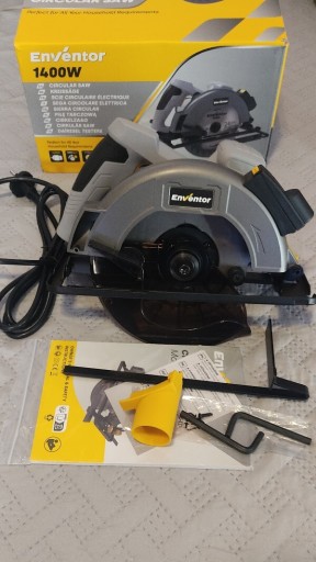 Zdjęcie oferty: ENVENTOR 76331L Piła Tarczowa Do Drewna 185mm 1200W z Prowadnicą Laserową