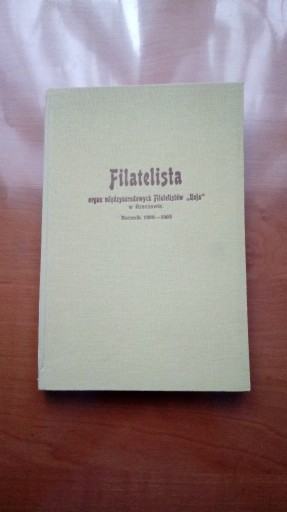 Zdjęcie oferty: Filatelista 1908-1909 - reprint