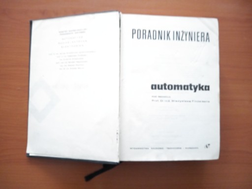 Zdjęcie oferty: Książka Automatyka Władysław Findeisena