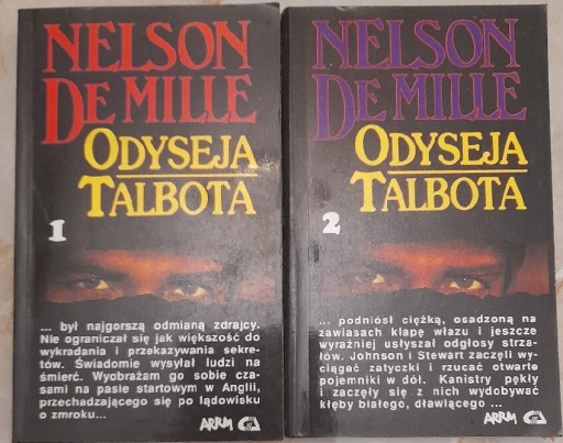 Zdjęcie oferty: Odyseja Talbota tom 1 i 2 - Nelson De Mille