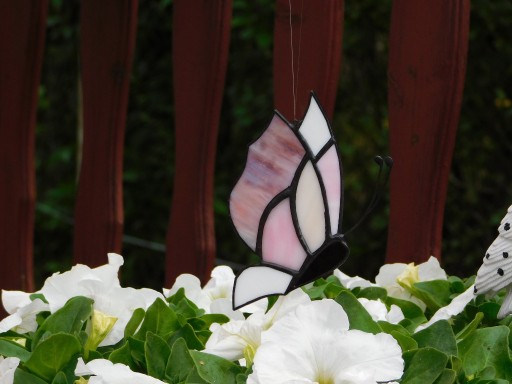 Zdjęcie oferty: Motyl motylek witrażowy zawieszka na okno
