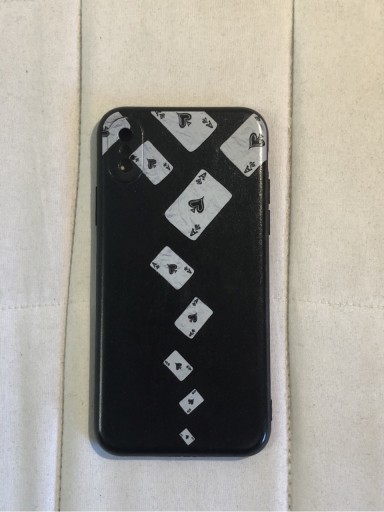 Zdjęcie oferty: Iphone X czarne etui ze wzorem