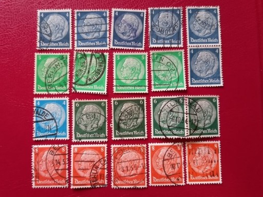 Zdjęcie oferty: Zestaw znaczków Deutsches Reich 20 sztuk 