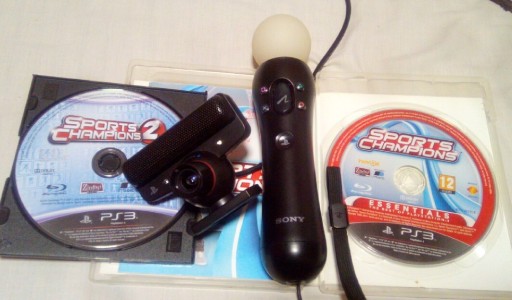 Zdjęcie oferty: Kontroler move PS3 kam. EYE Sports Champions 1 i 2