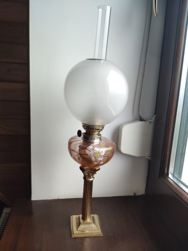 Zdjęcie oferty: Stara francuska lampa naftowa nr 33 XIX wiek