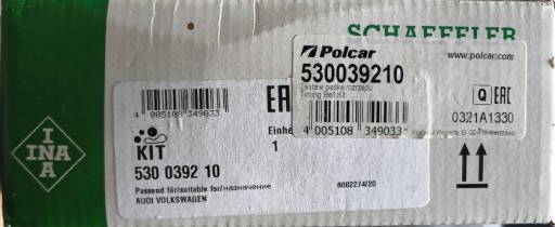 Zdjęcie oferty: Rozrząd Audi 80 2.0 530 0392 10