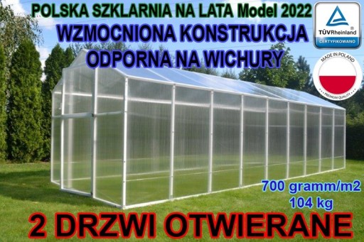 Zdjęcie oferty: 2x6 104kg SZKLARNIA Z POLIWĘGLANU TUNEL OGRODOWA