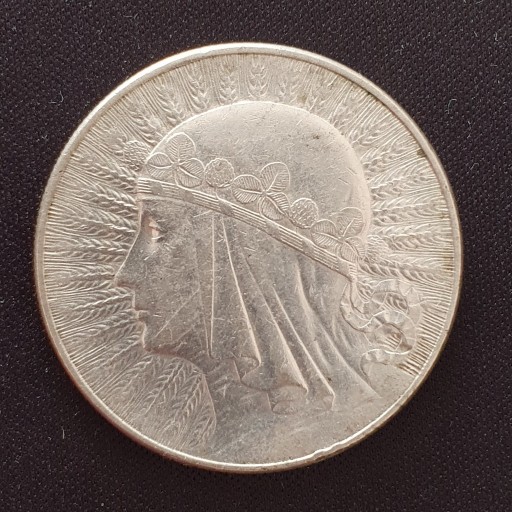 Zdjęcie oferty: II RP 10 złotych 1932r. ze znakiem mennicy (A)