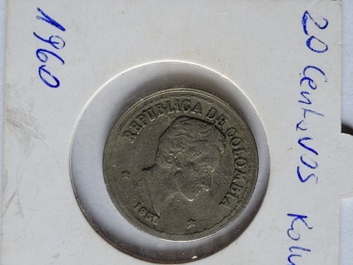 Zdjęcie oferty: KOLUMBIA 1956? - 20 Centavos