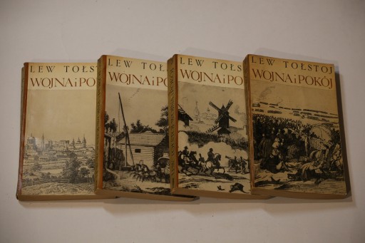 Zdjęcie oferty: Wojna i pokój tom 1-4 Lew Tołstoj