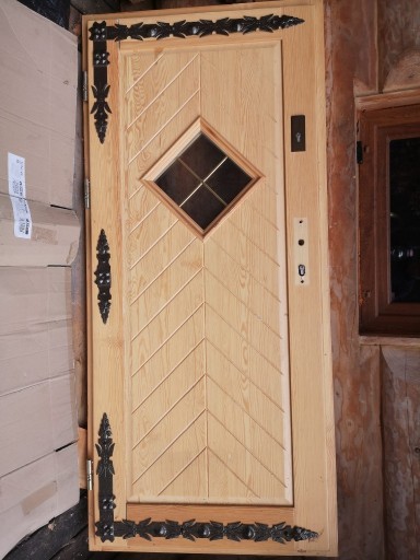 Zdjęcie oferty: Drzwi drewniane. zew. ocieplone,  gr skrzydła 70mm