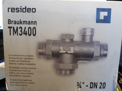 Zdjęcie oferty: Termostatyczny zawór mieszający DN20 3/4"