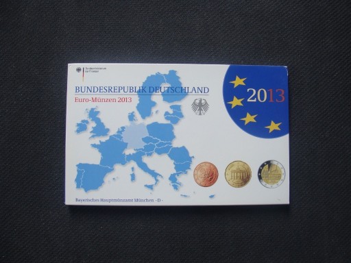 Zdjęcie oferty: NIEMCY - Euro - Munzen 2013 D + okolicznościowe