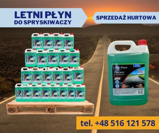 Zdjęcie oferty: Letni Płyn do spryskiwaczy - Paleta - 120 szt x 5L