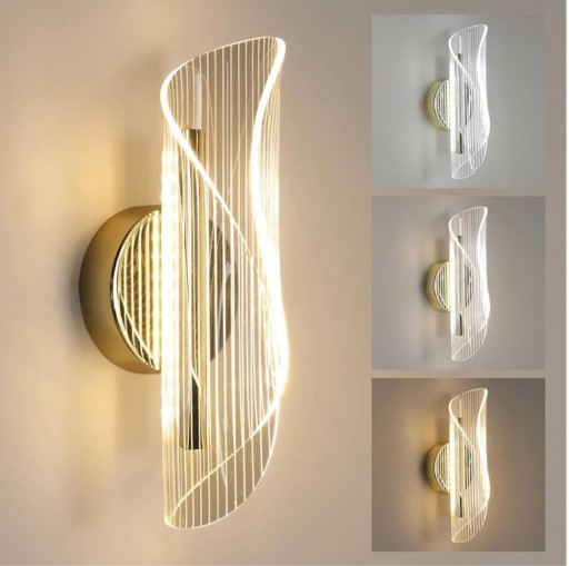 Zdjęcie oferty: Piękny Kinkiet Led 16W 3 Temperatury Barwowe.