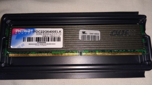Zdjęcie oferty: Pamięć Goodram 2GB DDR2 Patriot PDC22G6400ELK