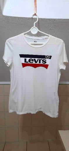 Zdjęcie oferty: Bluzka Levi's damska biała bawełna bdb lato