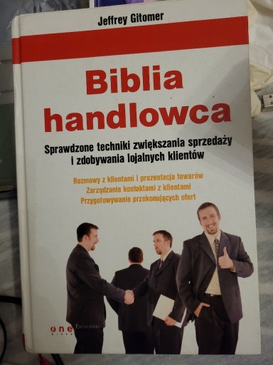 Zdjęcie oferty: Jeffrey gitomer biblia handlowca 