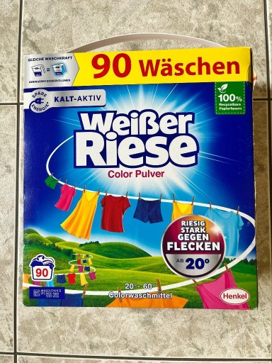 Zdjęcie oferty: Weißer Riese Proszek Niemcy Kolor 90 prań 