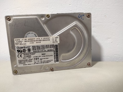 Zdjęcie oferty: Dysk HDD Quantum Fireball 540AT 545MB