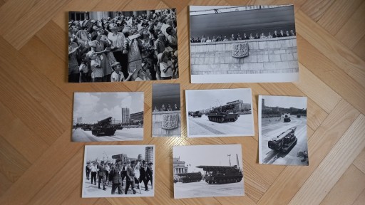 Zdjęcie oferty: WARSZAWA zestaw zdjęć 22 lipca 1966 defilada