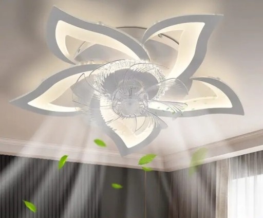 Zdjęcie oferty: Kwiat Lotosu PLAFON LED  WENTYLATOR  60W + Pilot