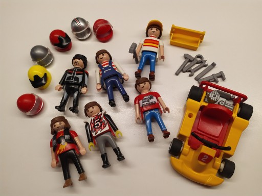 Zdjęcie oferty: Playmobil figurki, kierowca - Gokart