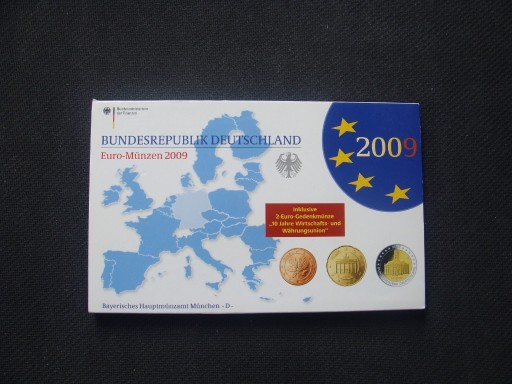 Zdjęcie oferty: NIEMCY - Euro - Munzen 2009 D + okolicznościowe