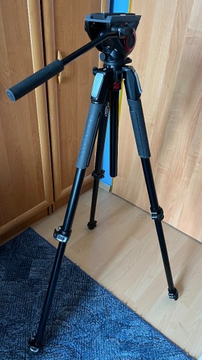 Zdjęcie oferty: Statyw Manfrotto MT055XPRO3, MVH500AH, pokrowiec 