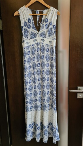 Zdjęcie oferty: Sukienka długa maxi H&M grecka 36 S wiskoza