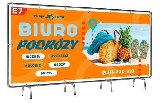 Zdjęcie oferty: Baner Reklamowy Handel 250*150cm 680g m2