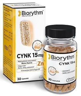 Zdjęcie oferty: Biorythm cynk 30 kaps.