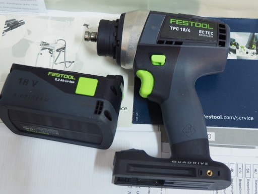 Zdjęcie oferty: FESTOOL TPC 18/4 wkretarka 4 biegi udar aku 5,2Ah 