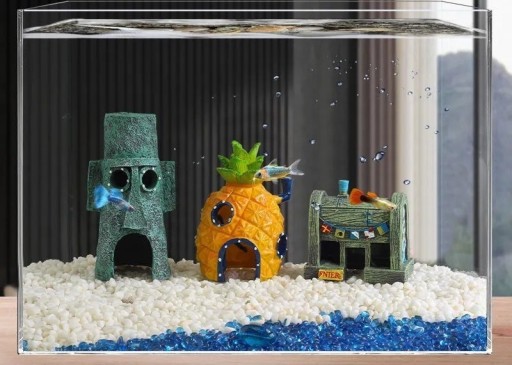 Zdjęcie oferty: SpongeBob zestaw 3 figurek do akwarium