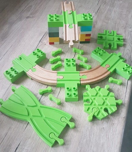 Zdjęcie oferty: Zestaw do toru drewnianego lego duplo Ikea Brio