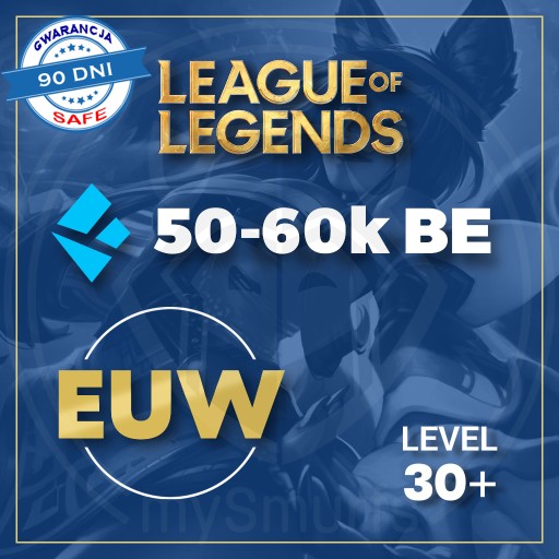 Zdjęcie oferty: League of Legends KONTO LOL SMURF EUW 50-60k BE