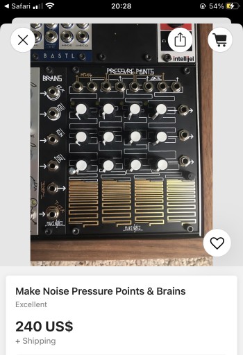 Zdjęcie oferty: Make Noise Preasure Points Brains touch controller