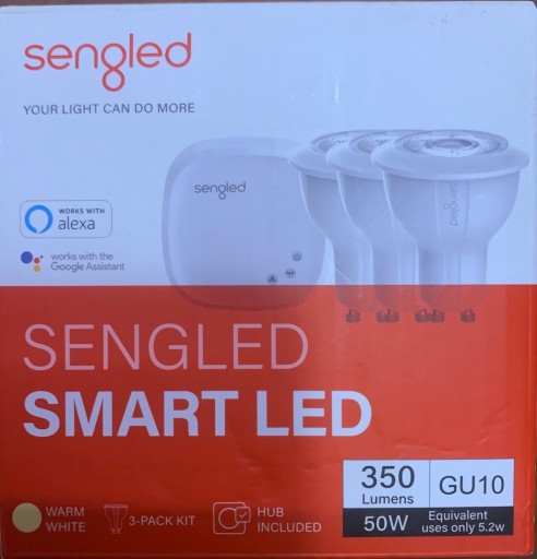Zdjęcie oferty: Oświetlenie Smart hub + 3 żarówki Sengled GU10
