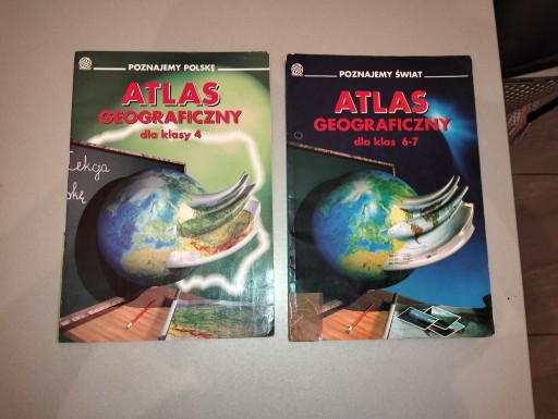 Zdjęcie oferty: Atlas gegraficzny 6-7 i atlas geograficzny 4