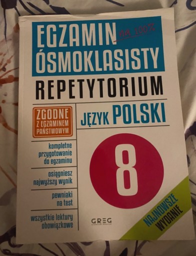 Zdjęcie oferty: Repetytoria do egzaminu 8-klasisty