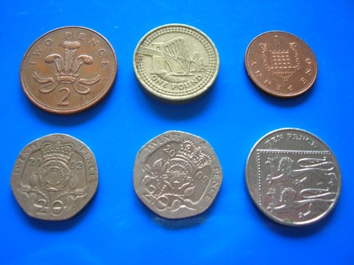 Zdjęcie oferty: Wielka Brytania zestaw lot monet 1,53 funta