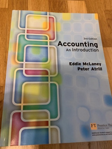 Zdjęcie oferty: Accounting  An Introduction, McLaney/Atrill