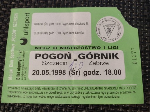 Zdjęcie oferty: Pogoń Szczecin - Górnik Zabrze       ulgowy